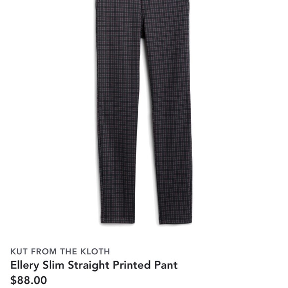 The Kloth Ellery Slim Straight Leg Pant 